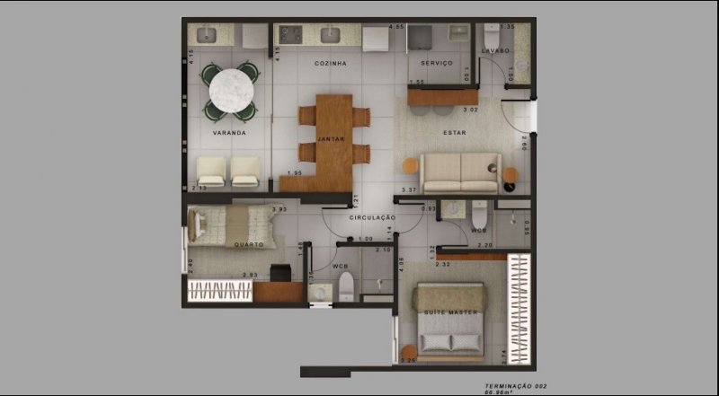 Apartamento à venda com 3 quartos, 110m² - Foto 17