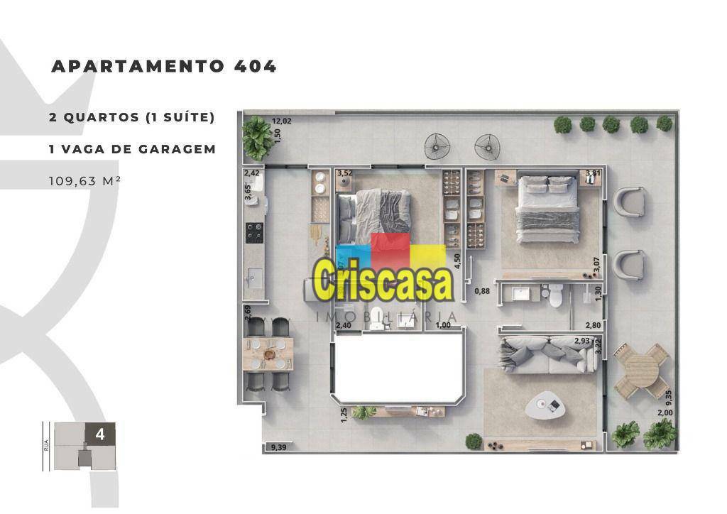 Apartamento à venda com 2 quartos, 109m² - Foto 22