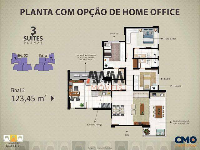 Apartamento à venda com 3 quartos, 118m² - Foto 38