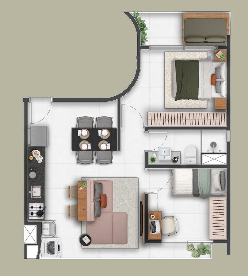 Apartamento à venda com 1 quarto, 47m² - Foto 34