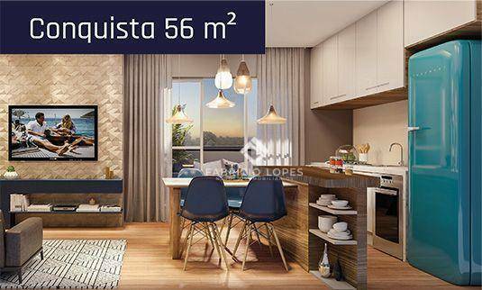 Apartamento à venda com 2 quartos, 56m² - Foto 1