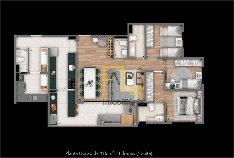 Apartamento à venda com 3 quartos, 90m² - Foto 15