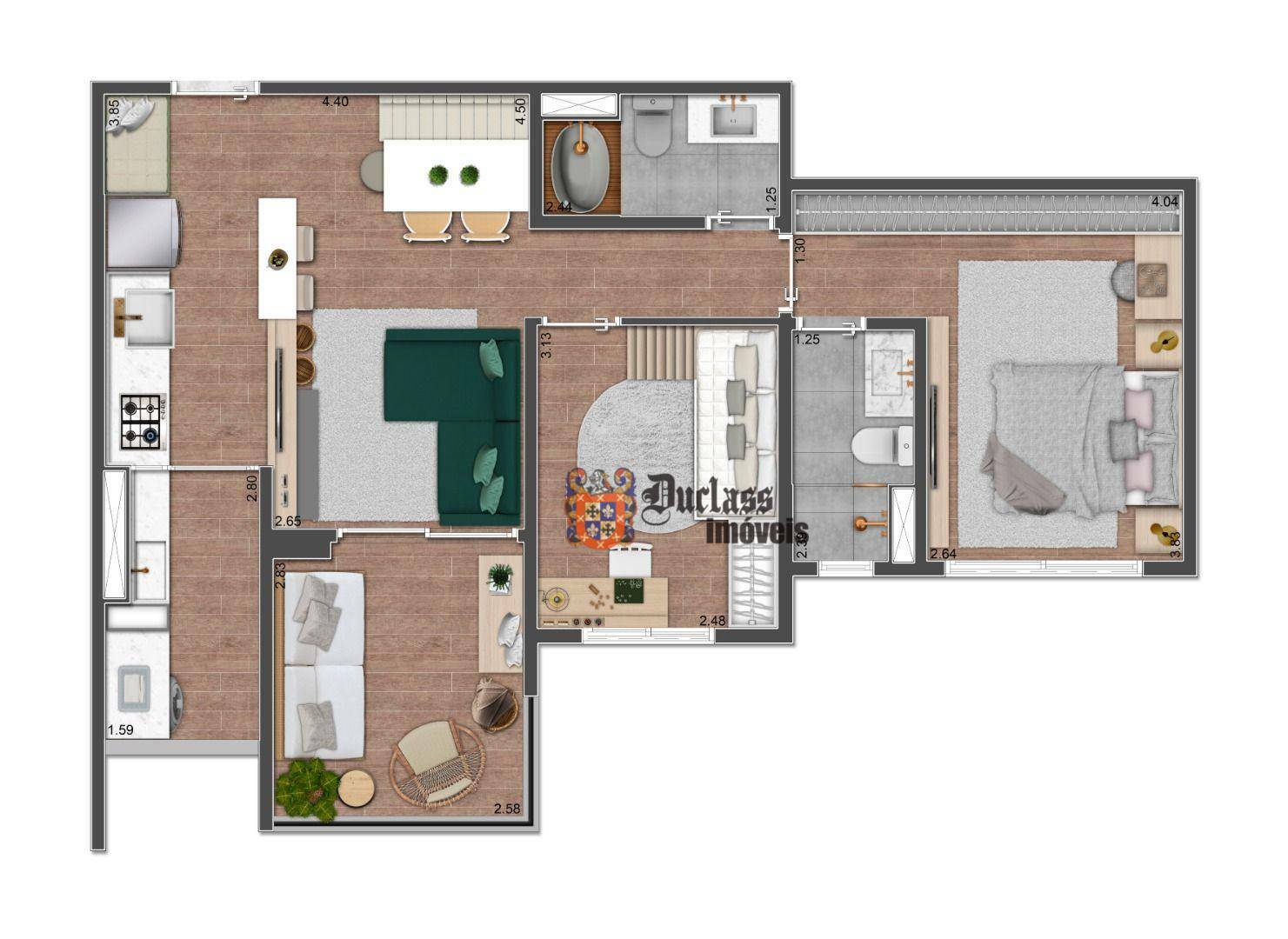 Apartamento à venda com 3 quartos, 79m² - Foto 50