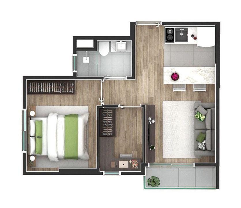 Apartamento à venda com 1 quarto, 35m² - Foto 33