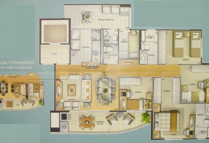 Apartamento à venda com 4 quartos, 173m² - Foto 5