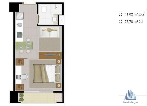 Apartamento para alugar com 1 quarto, 28m² - Foto 13