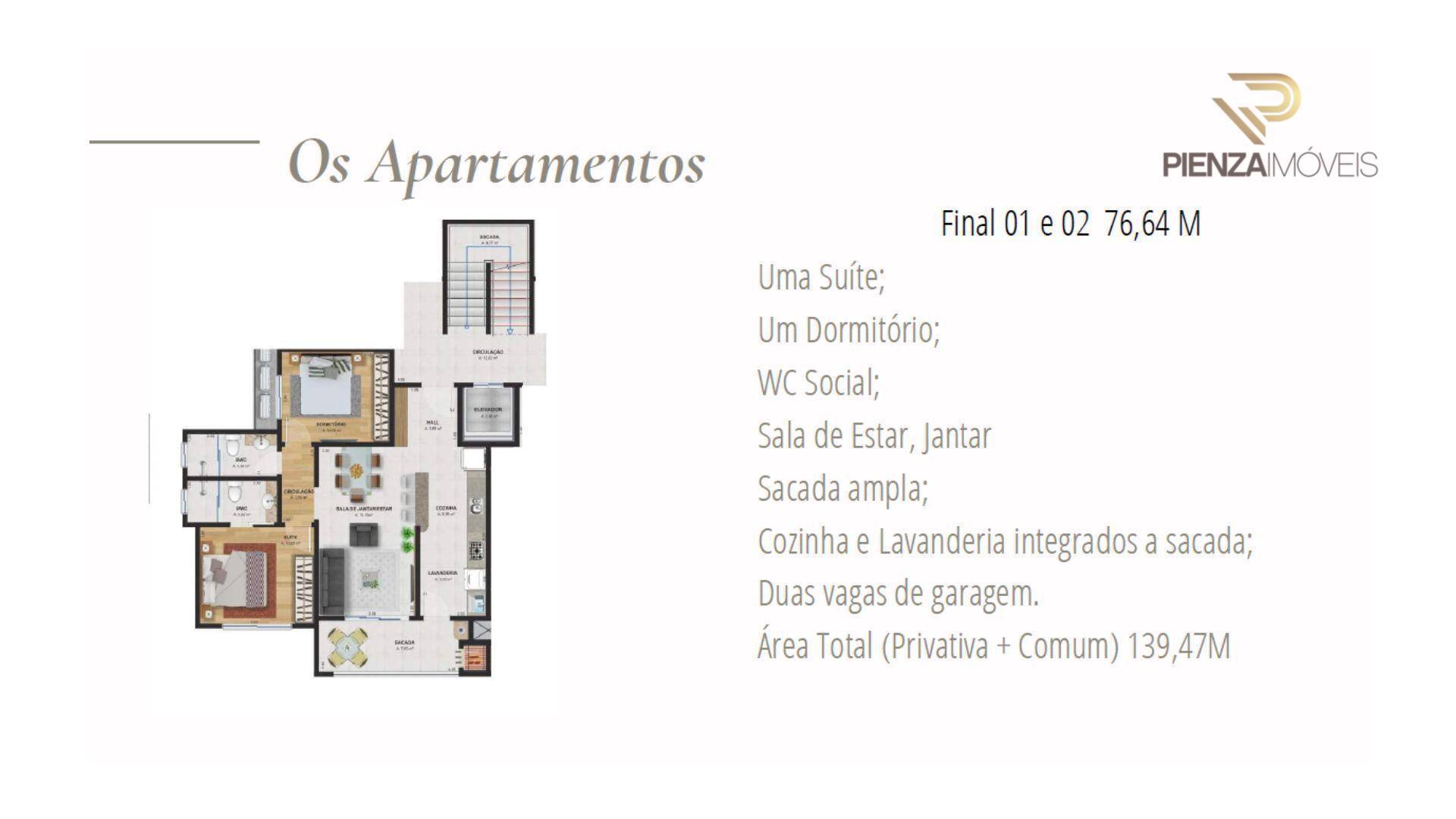 Apartamento, 3 quartos, 76 m² - Foto 3