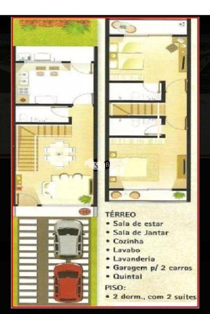 Casa de Condomínio à venda com 2 quartos, 90m² - Foto 1