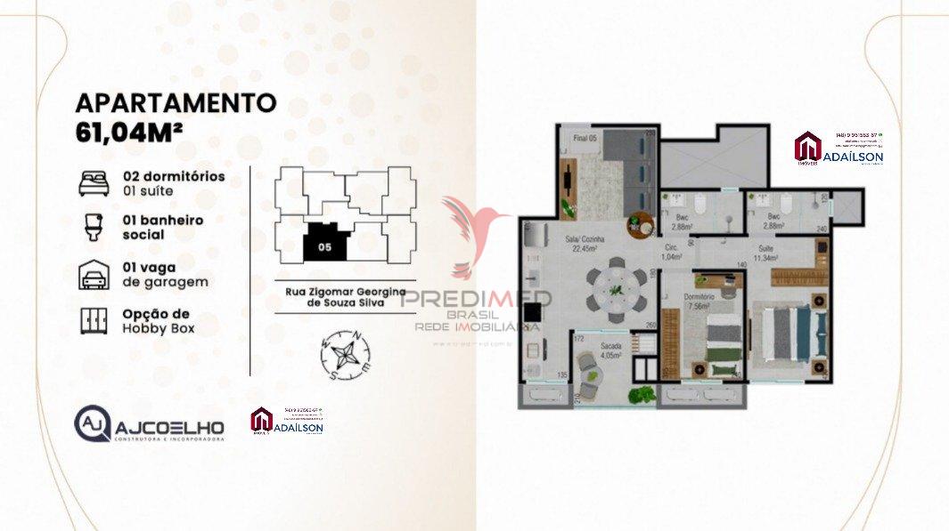 Apartamento à venda com 2 quartos, 55m² - Foto 25