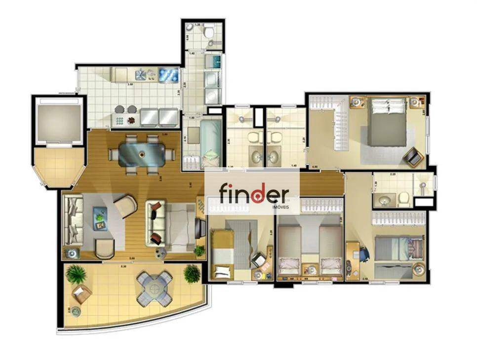 Apartamento à venda com 4 quartos, 120m² - Foto 59