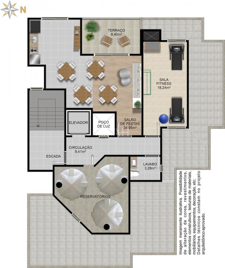 Apartamento à venda com 2 quartos, 91m² - Foto 14