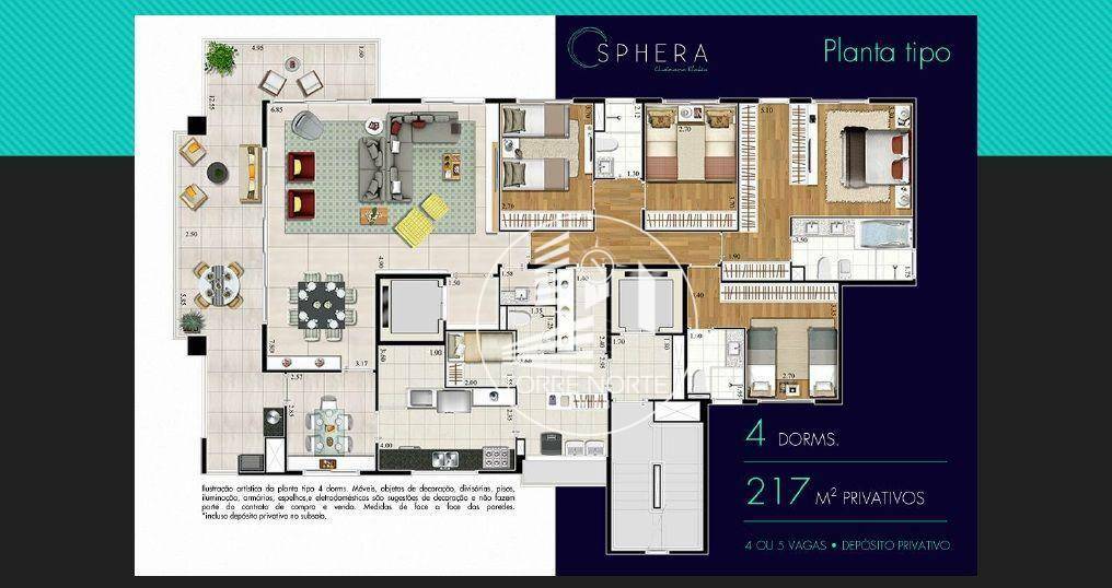 Apartamento à venda com 3 quartos, 217m² - Foto 27