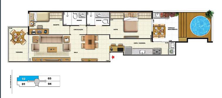 Apartamento à venda com 2 quartos, 77m² - Foto 12