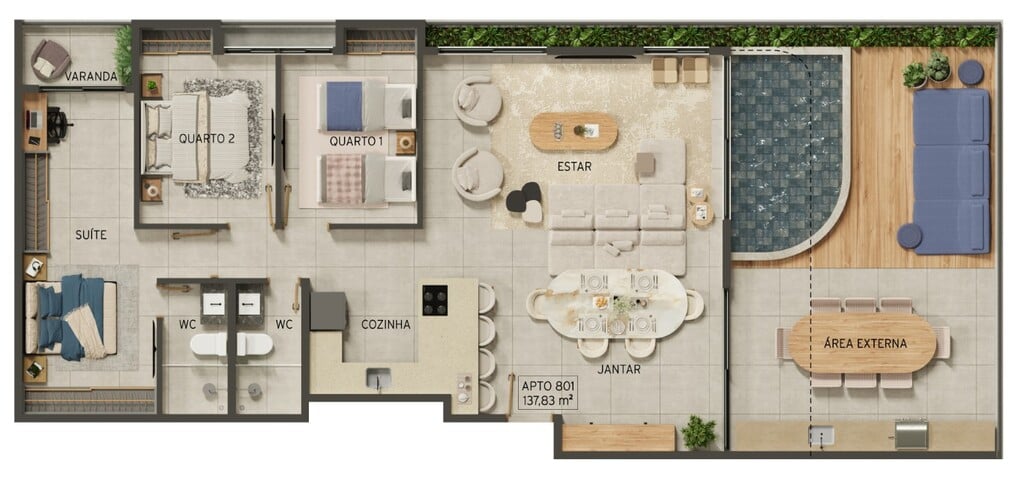 Apartamento à venda com 2 quartos, 67m² - Foto 52