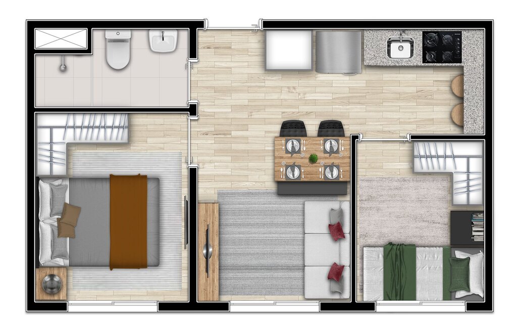 Apartamento à venda com 1 quarto, 257m² - Foto 11