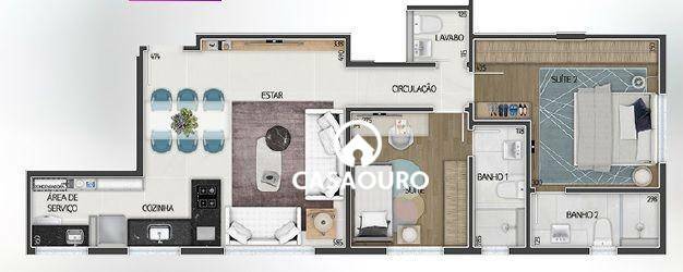 Apartamento para alugar com 2 quartos, 70m² - Foto 34