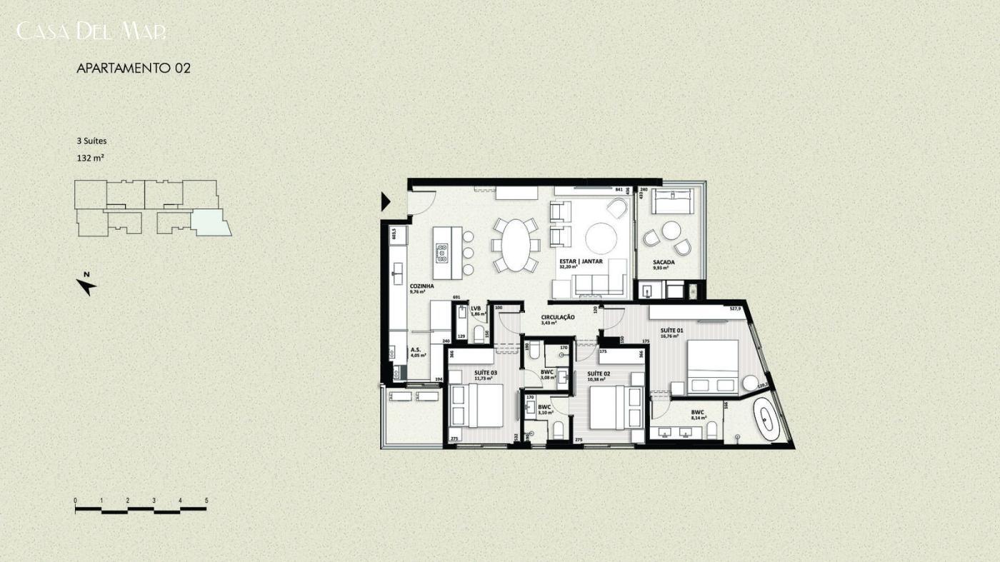 Apartamento à venda com 3 quartos, 132m² - Foto 20