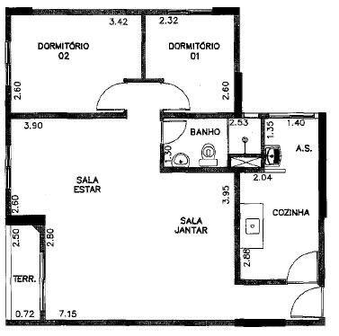 Apartamento à venda com 3 quartos, 63m² - Foto 11