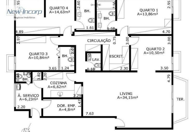 Apartamento à venda com 3 quartos, 150m² - Foto 41