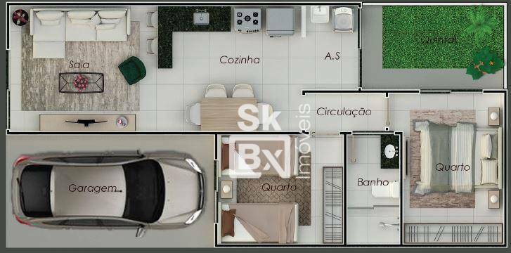 Casa de Condomínio à venda com 2 quartos, 50m² - Foto 12