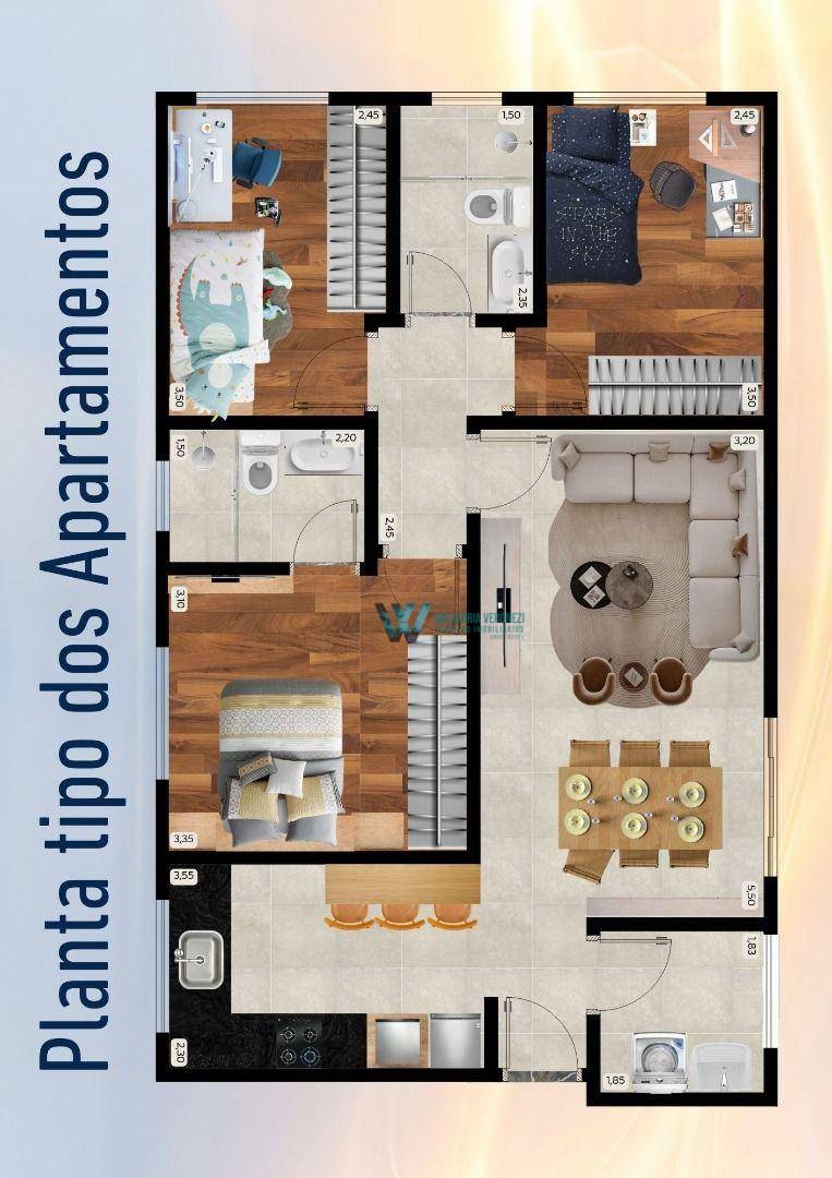 Apartamento à venda com 3 quartos, 78m² - Foto 10