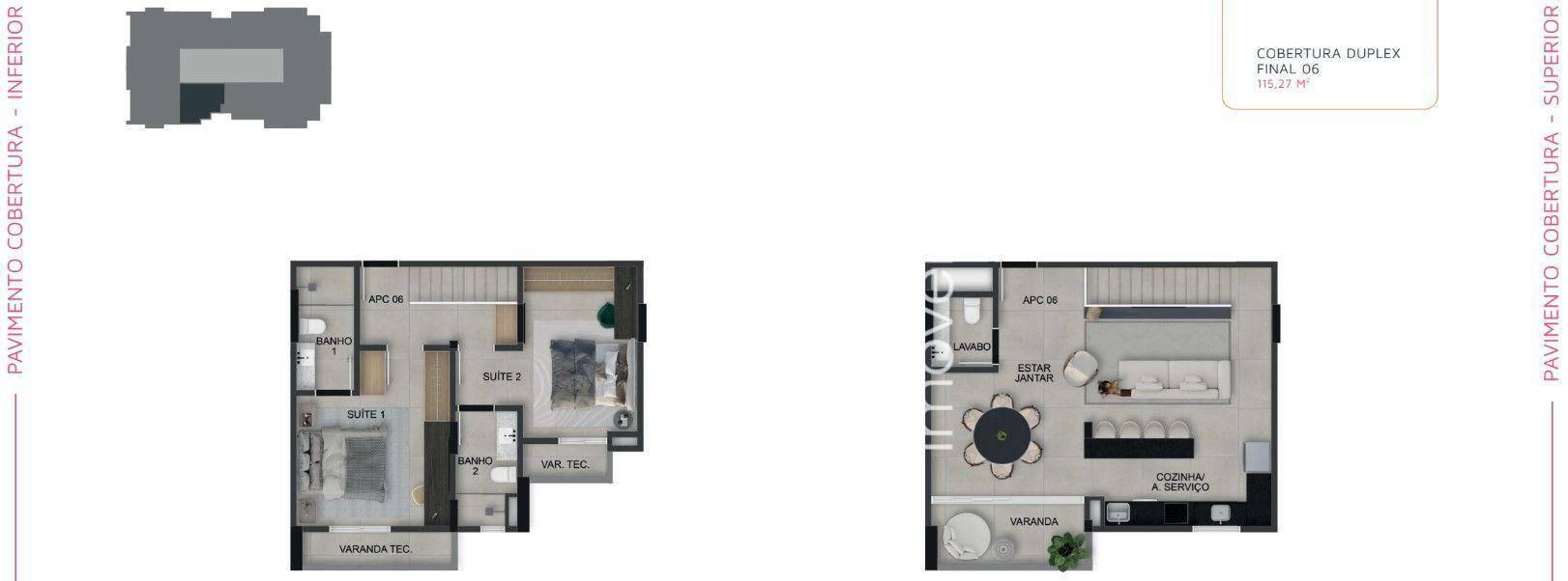 Cobertura à venda com 3 quartos, 169m² - Foto 7