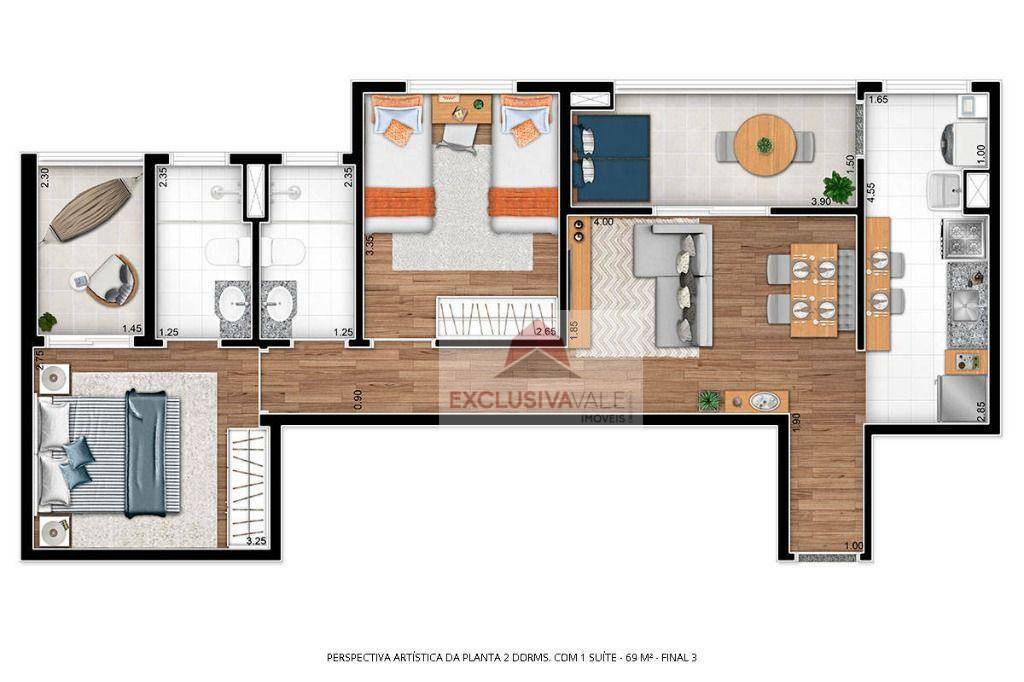 Apartamento à venda com 3 quartos, 81m² - Foto 49