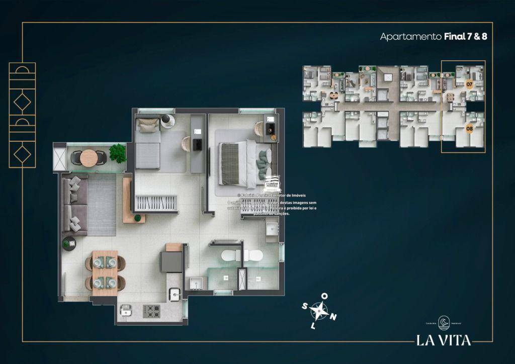 Apartamento à venda com 2 quartos, 50m² - Foto 57