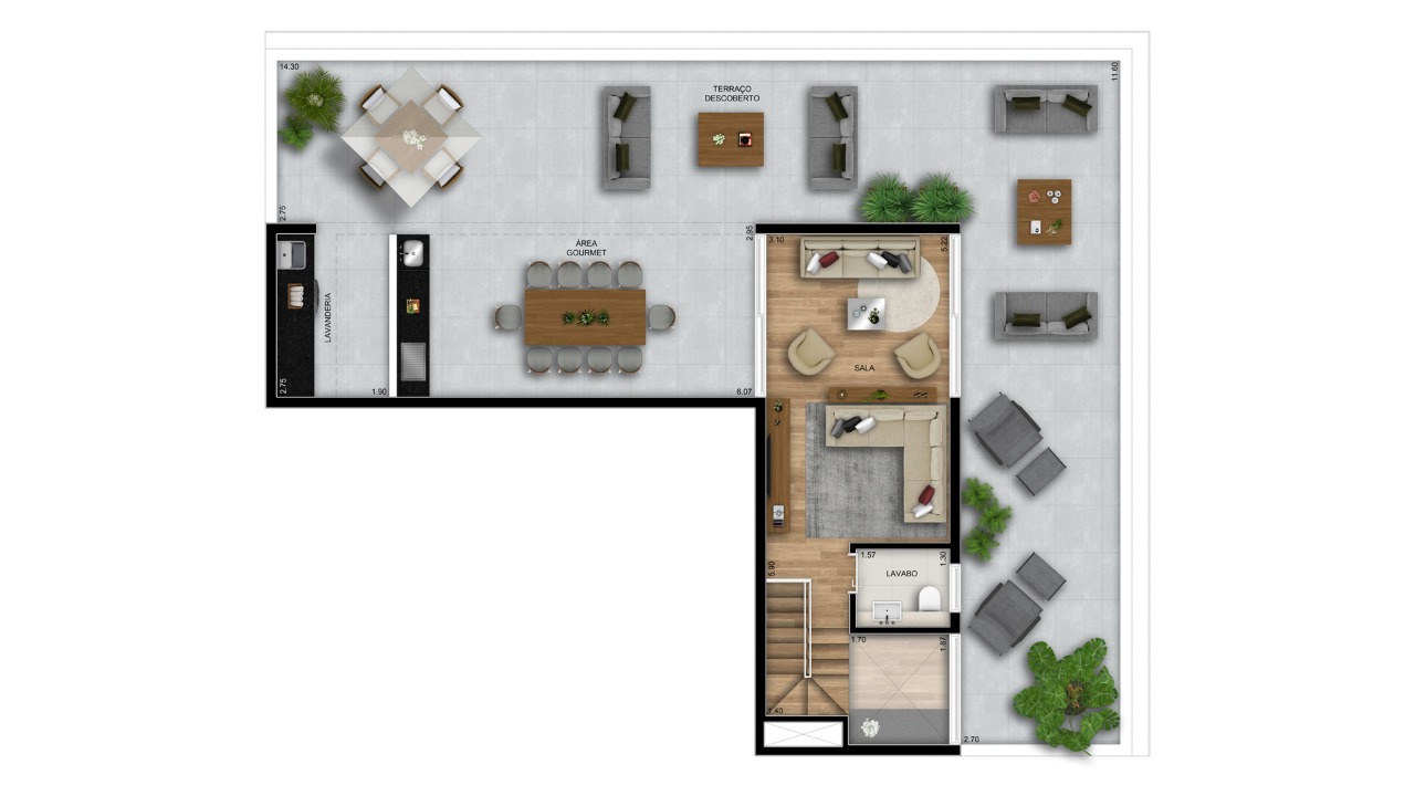 Apartamento à venda com 3 quartos, 245m² - Foto 15