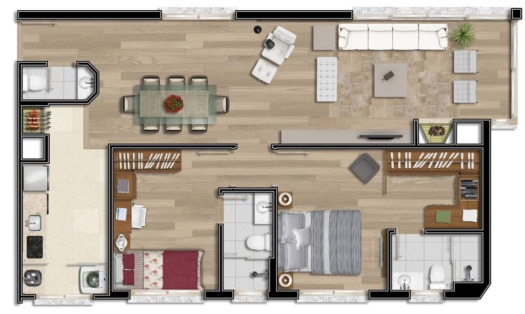 Cobertura à venda com 2 quartos, 166m² - Foto 39