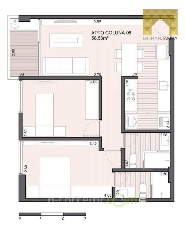 Apartamento à venda com 2 quartos, 62m² - Foto 15