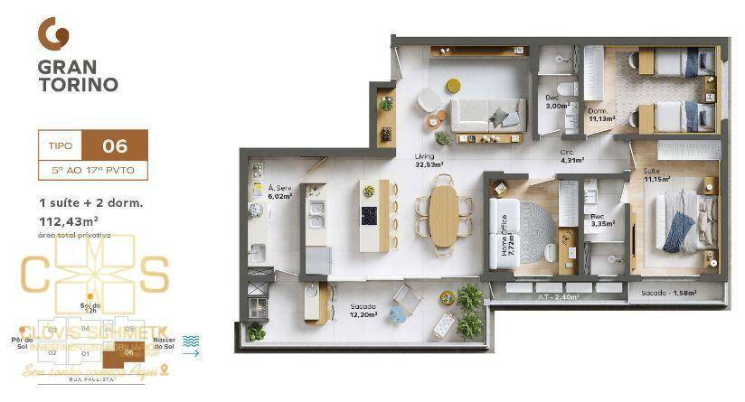 Apartamento à venda com 1 quarto, 77m² - Foto 33