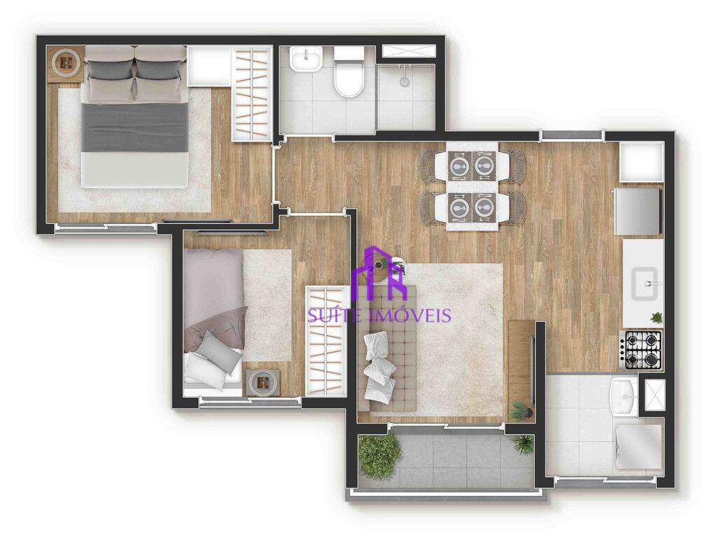 Apartamento à venda com 2 quartos, 37m² - Foto 34