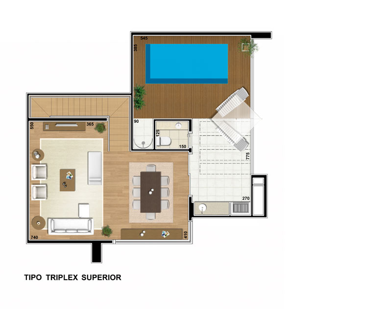 Apartamento à venda com 3 quartos, 206m² - Foto 5