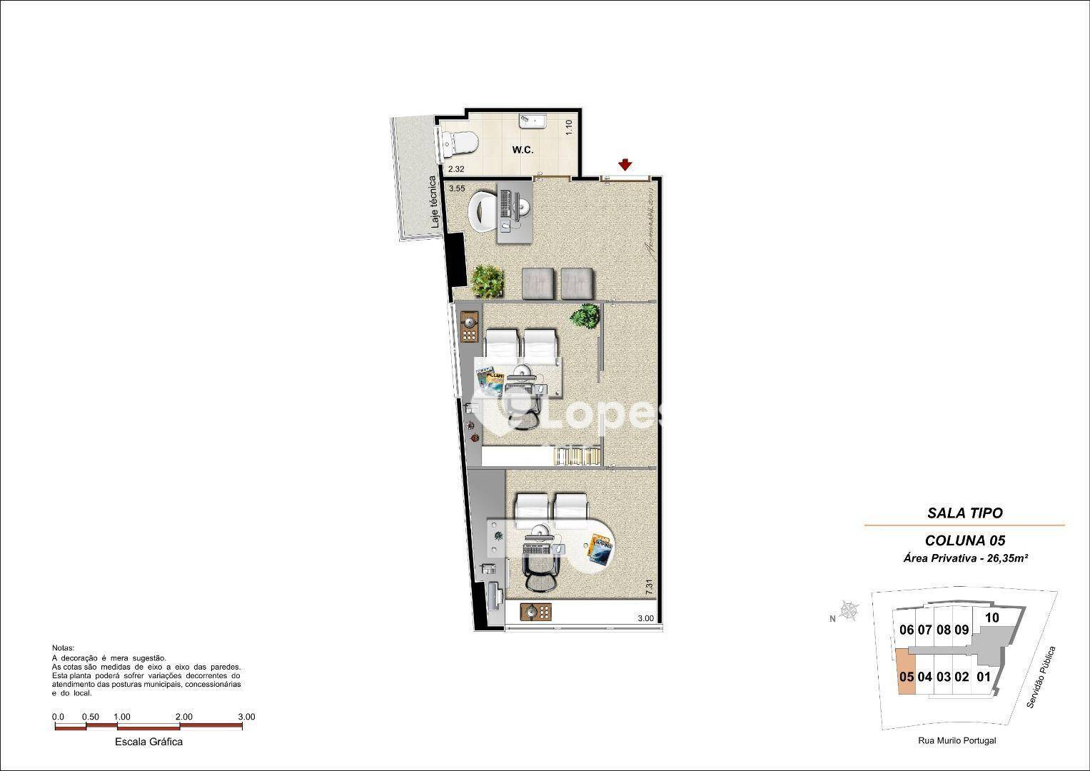 Sala-Conjunto, 24 m² - Foto 1