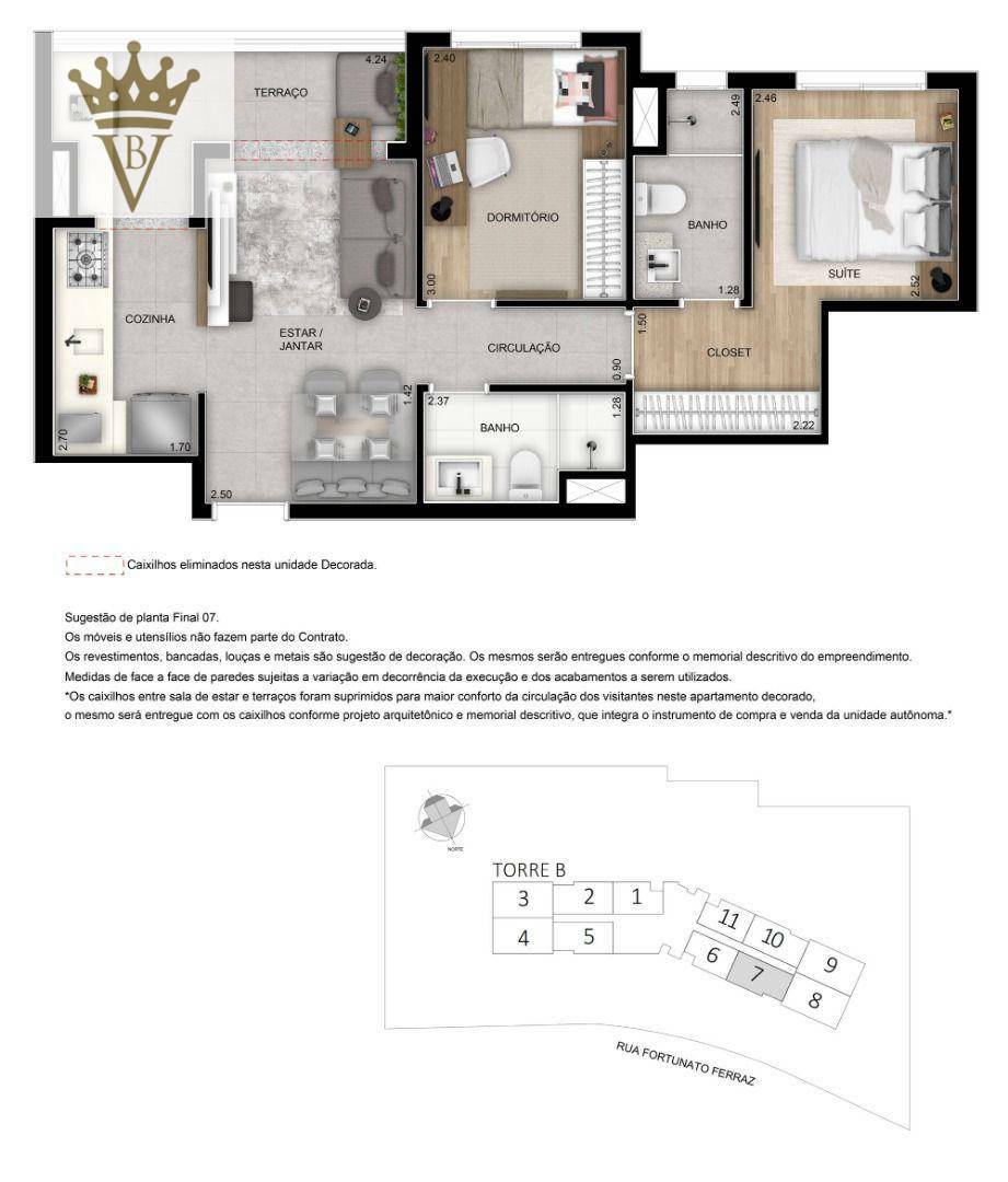 Apartamento à venda com 2 quartos, 55m² - Foto 20