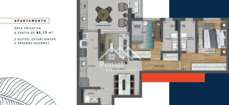 Apartamento à venda com 2 quartos, 82m² - Foto 13