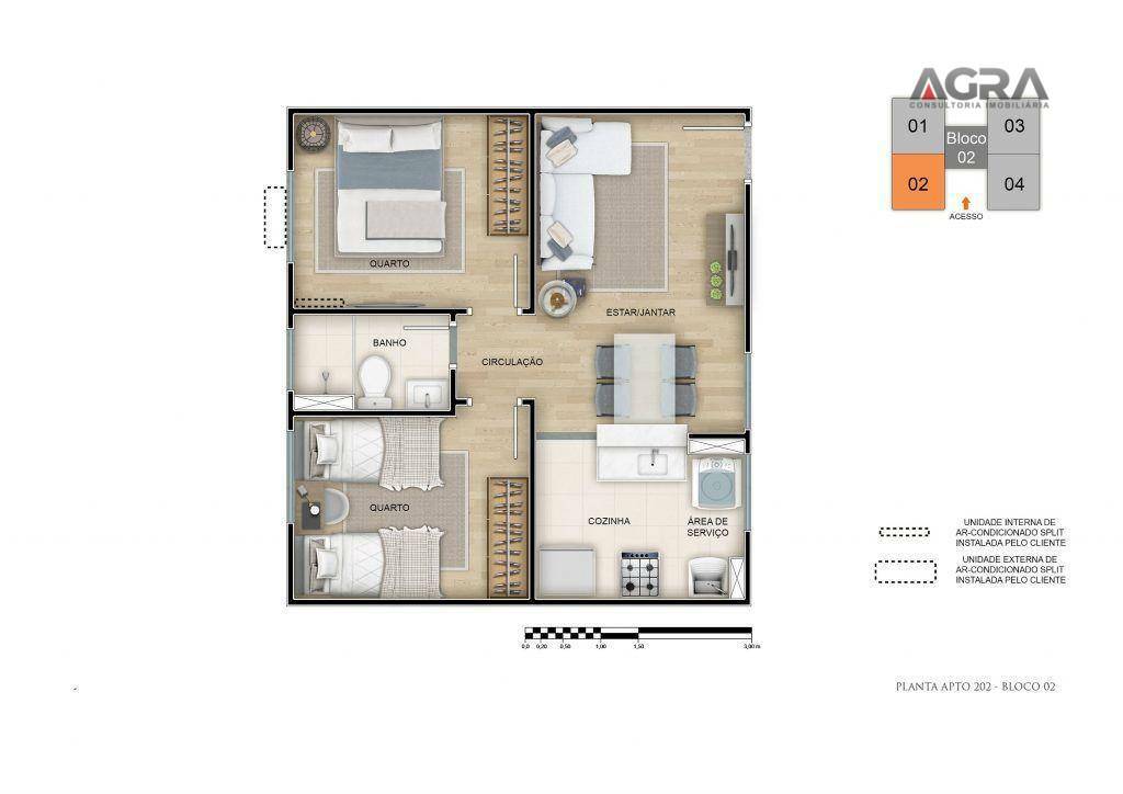 Apartamento à venda com 2 quartos, 40m² - Foto 18