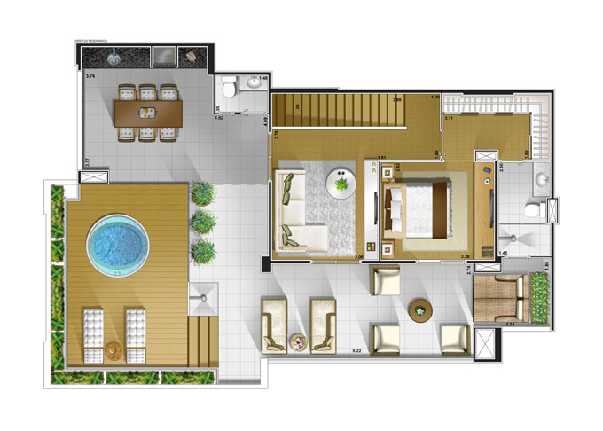 Apartamento à venda com 3 quartos, 140m² - Foto 6