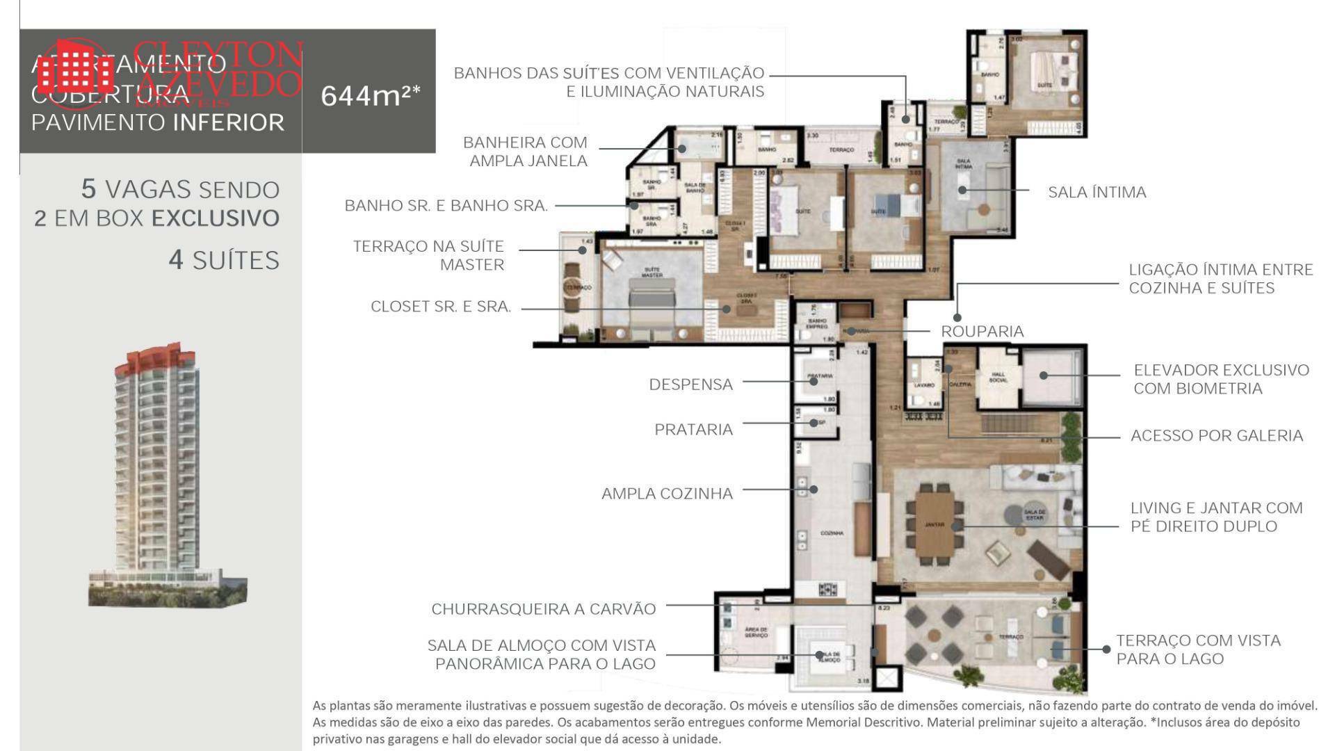 Apartamento à venda com 4 quartos, 336m² - Foto 82