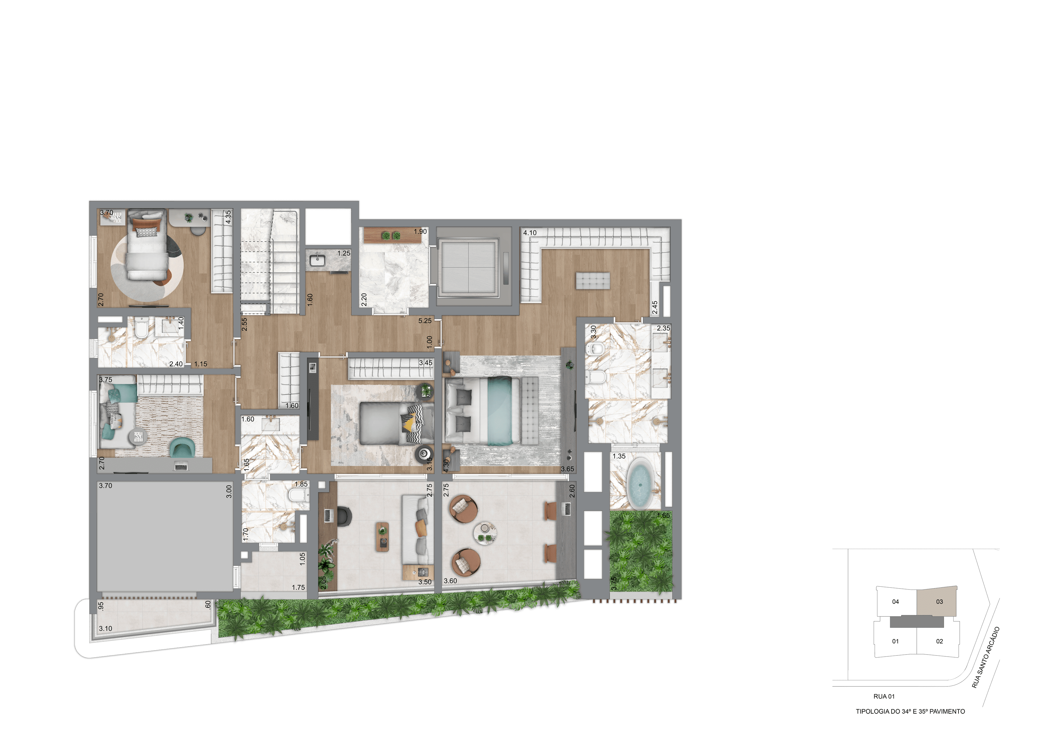 Apartamento à venda com 4 quartos, 326m² - Foto 13