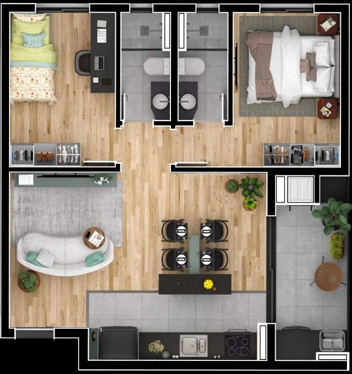 Apartamento à venda com 2 quartos, 62m² - Foto 33