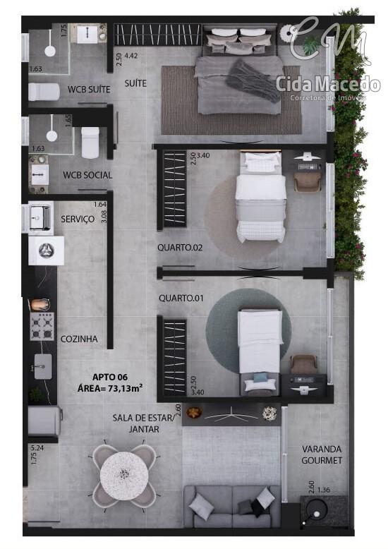 Apartamento à venda com 1 quarto, 29m² - Foto 20