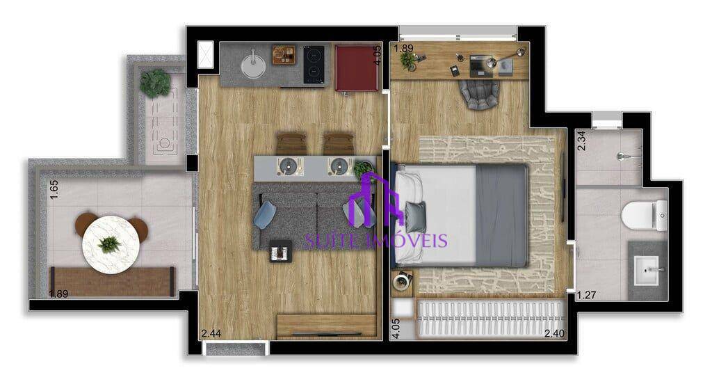 Apartamento à venda com 2 quartos, 59m² - Foto 42
