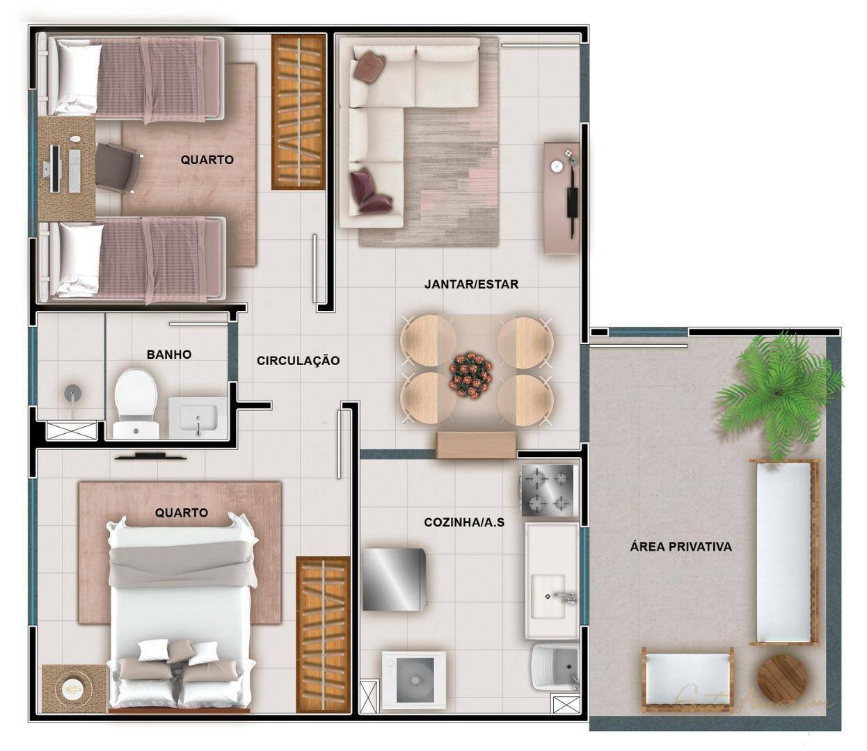 Apartamento para alugar com 2 quartos, 44m² - Foto 36