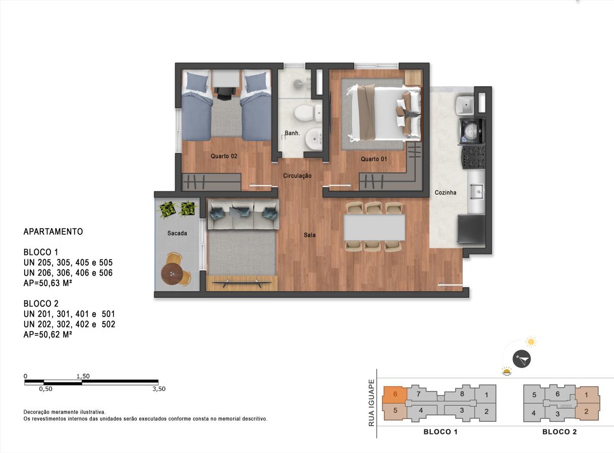 Apartamento à venda com 2 quartos, 50m² - Foto 14