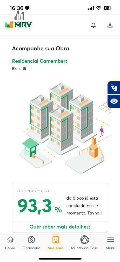 Apartamento à venda com 2 quartos, 40m² - Foto 3