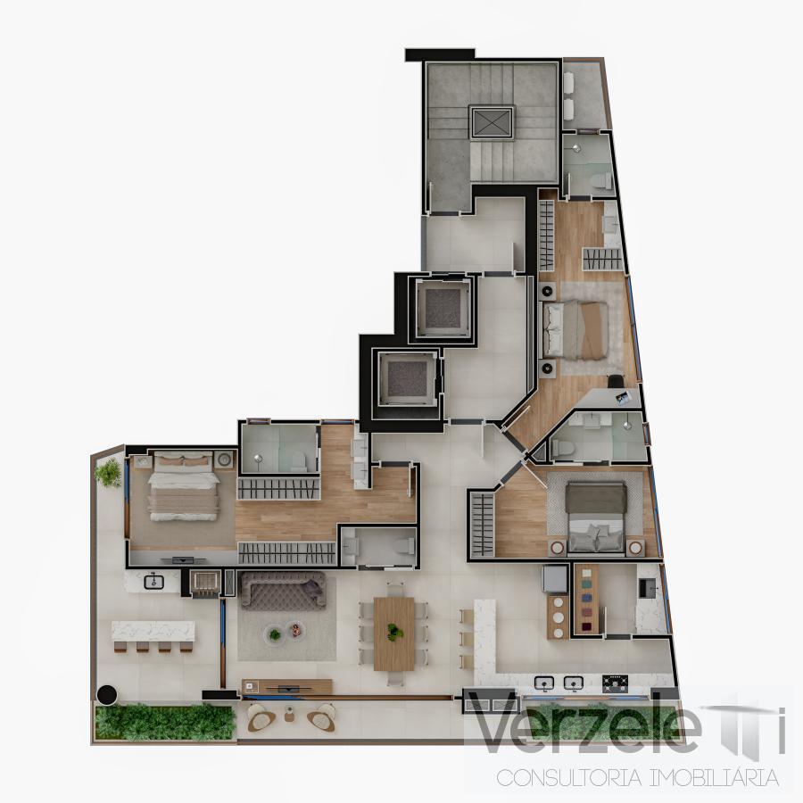 Apartamento à venda com 3 quartos, 131m² - Foto 21