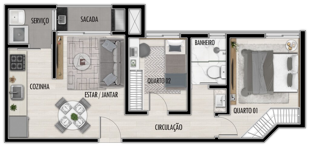 Apartamento à venda com 2 quartos, 4334m² - Foto 27