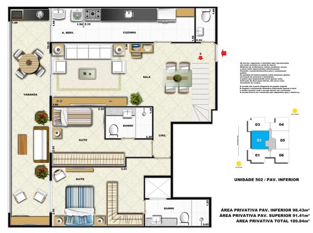 Apartamento à venda com 2 quartos, 81m² - Foto 30